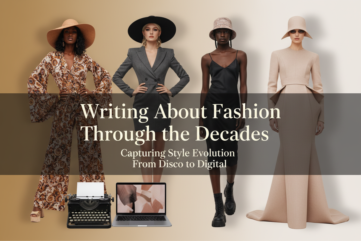 Writing about fashion through the decades with vintage styles and modern trends